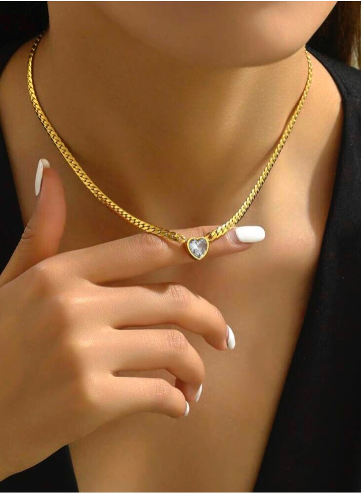 NEW STYLE - Stylish & Elegant Choker Necklace For Women Made Of Stainless Steel - Image 1