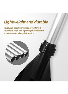 TOPINCN Kayak Paddles, 2 Pack Adjustable Kayak Paddle,Aluminium Sup Paddle Alloy Shaft Paddle Board Paddles With Glass Fiber Blade For Surfing, Floating  - Image 5