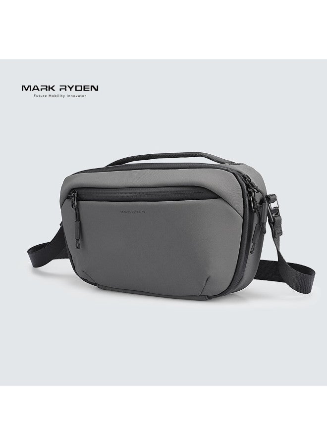 Mark Ryden Men's Crossbody Bag Chest Bag Waist Bag Multifunctional Detachable Shoulder Strap Cycling Travel Backpack Large Capacity Shoulder Bag - Image 1