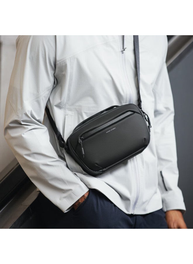 Mark Ryden Men's Crossbody Bag Chest Bag Waist Bag Multifunctional Detachable Shoulder Strap Cycling Travel Backpack Large Capacity Shoulder Bag - Image 4