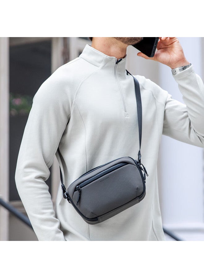 Mark Ryden Men's Crossbody Bag Chest Bag Waist Bag Multifunctional Detachable Shoulder Strap Cycling Travel Backpack Large Capacity Shoulder Bag - Image 3