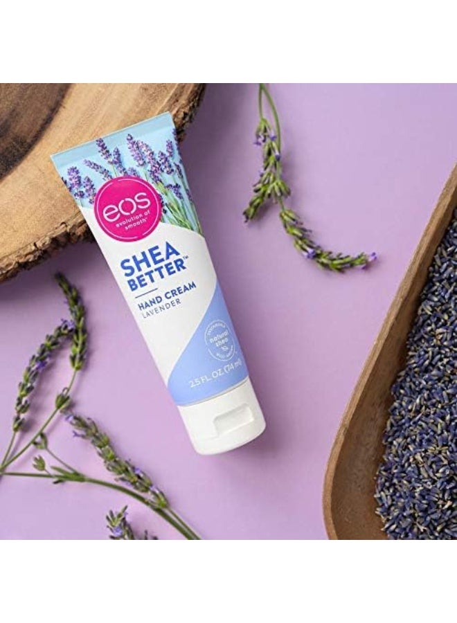 إي أو اس كريم يد شيا بيتر - لافندر | لوشن يد طبيعي بزبدة الشيا وعناية بالبشرة | ترطيب 24 ساعة بزبدة الشيا والزيت | 2.5 أوقية، 2040870 - Image 2