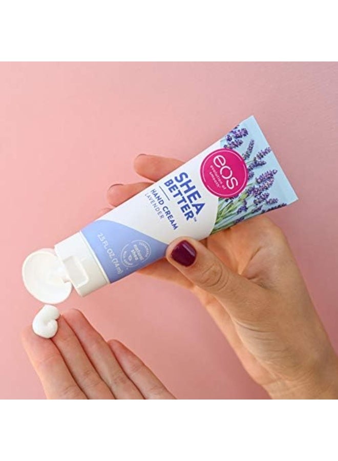 إي أو اس كريم يد شيا بيتر - لافندر | لوشن يد طبيعي بزبدة الشيا وعناية بالبشرة | ترطيب 24 ساعة بزبدة الشيا والزيت | 2.5 أوقية، 2040870 - Image 4