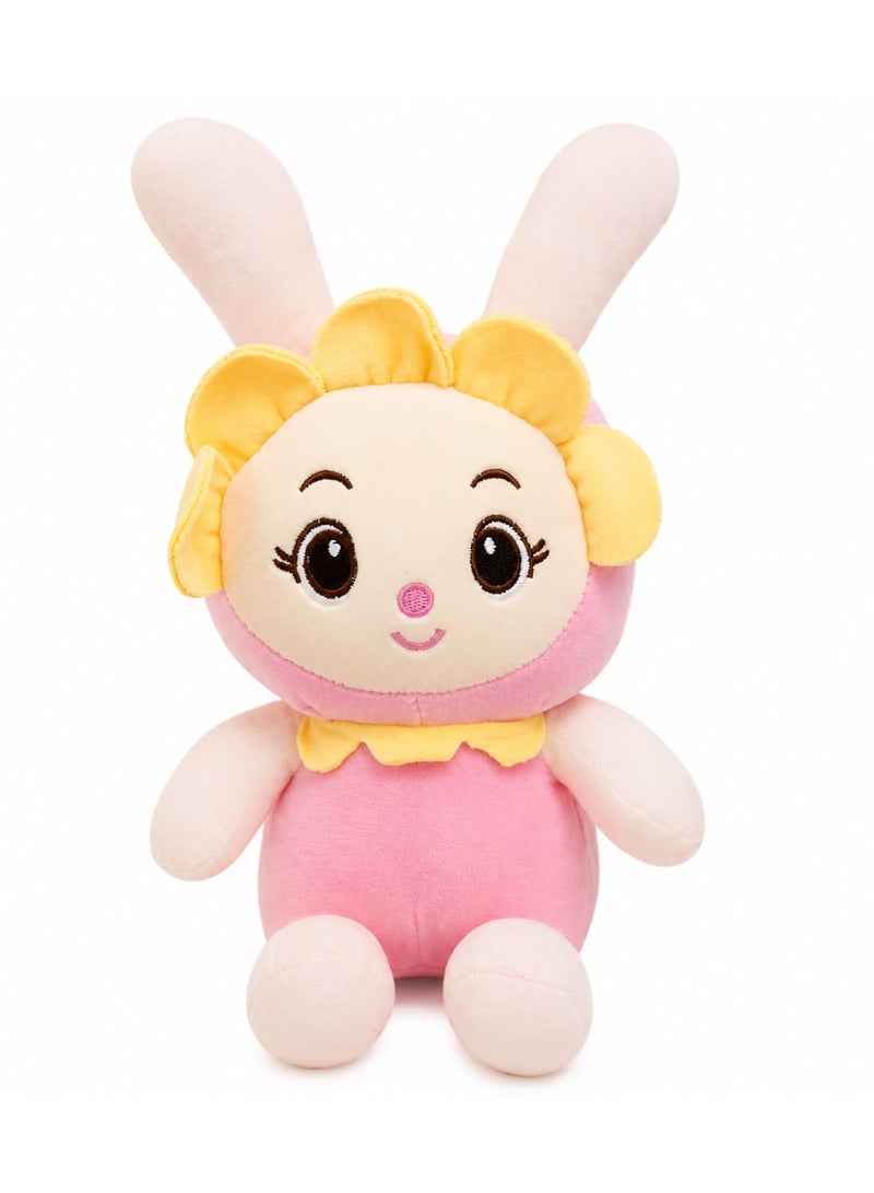 Cute Bunny Plush Doll 30Cm Soft Stuffed Animal Toy Pink Rabbit Plush For Kids - Image 1