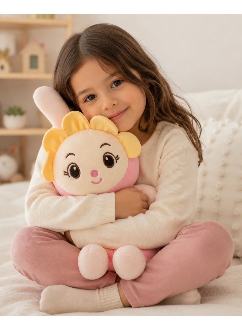 Cute Bunny Plush Doll 30Cm Soft Stuffed Animal Toy Pink Rabbit Plush For Kids - Image 2