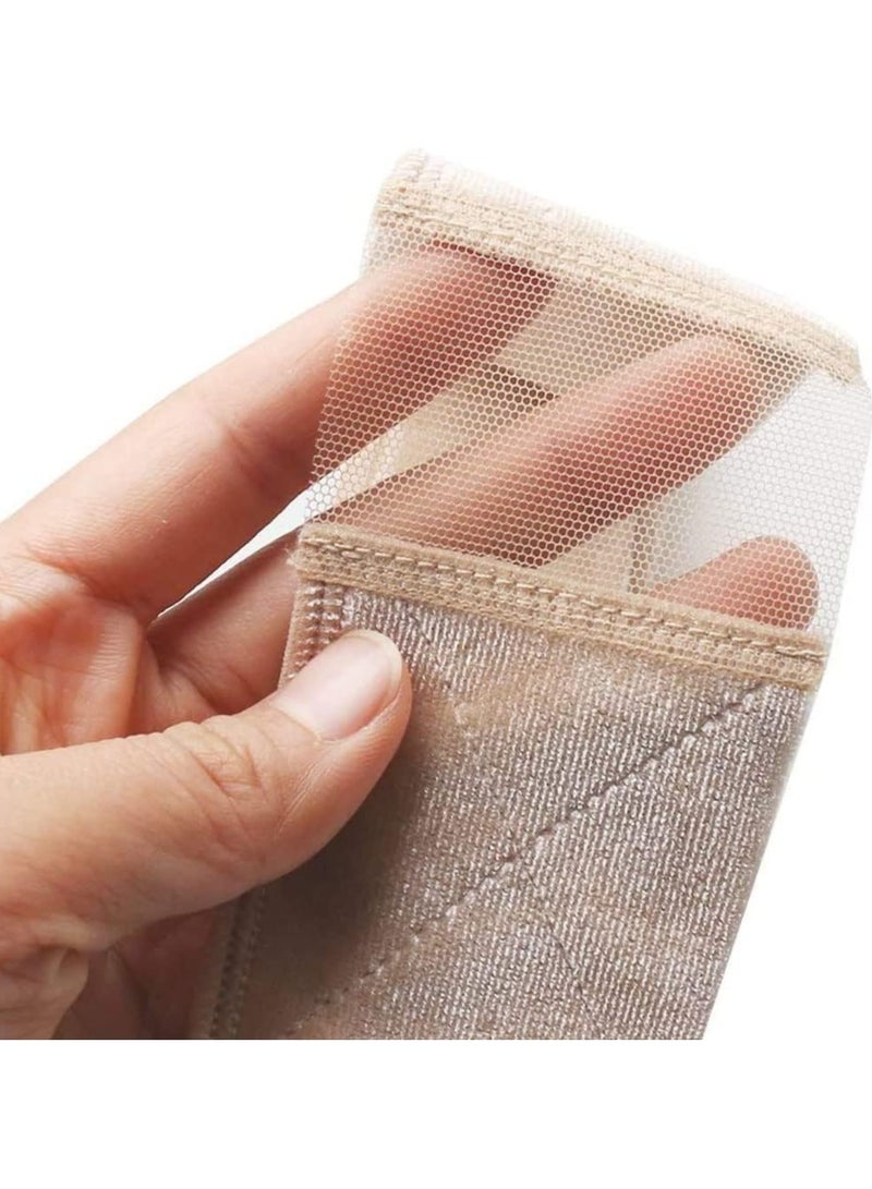 إستيل شعر مستعار قبضة عدم الانزلاق الدانتيل شعر مستعار الفرقة شعر مستعار عقال قبضة وشاح مخملي رباط شعر للشعر المستعار والأمامي 01 قطعة أخضر داكن - Image 2