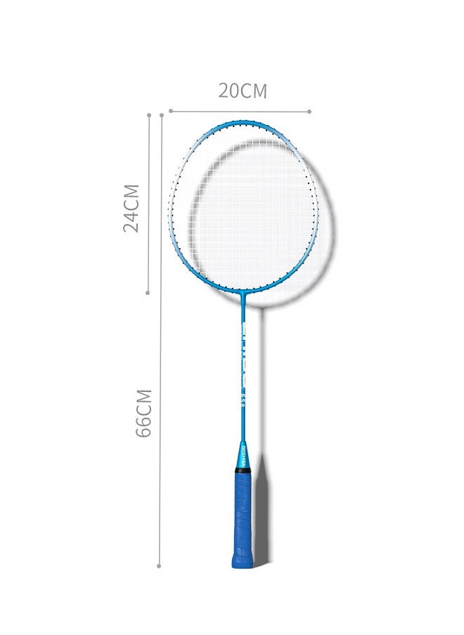 DUNISO Badminton Set 2 Player Badminton Rackets Lightweight Badminton Racquet with 3 Shuttlecocks and 1 Carrying Bag, Badminton Backyard Games for Outdoor, Garden, Beach, Family Fun Game  - Image 5