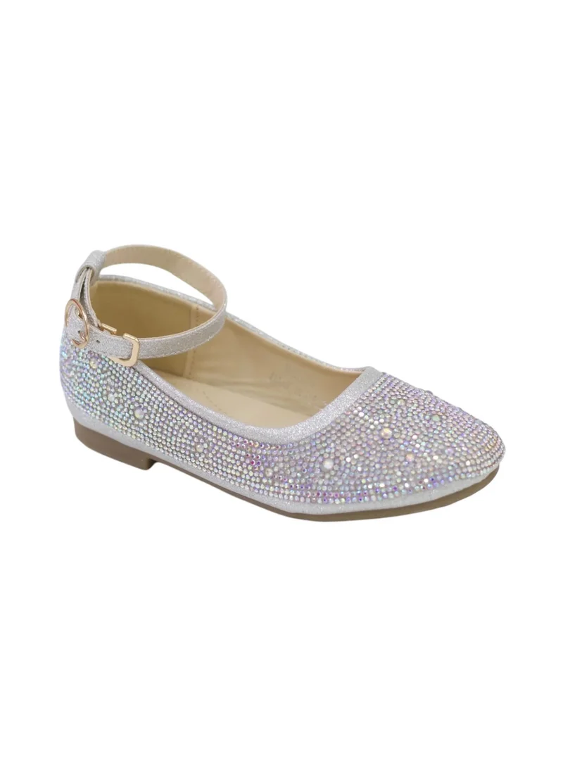 لاماراباريس ROSEY GIRLS DIAMANTE BALLERINA SILVER