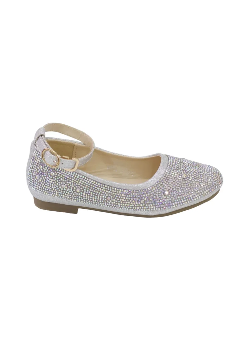 لاماراباريس ROSEY GIRLS DIAMANTE BALLERINA SILVER