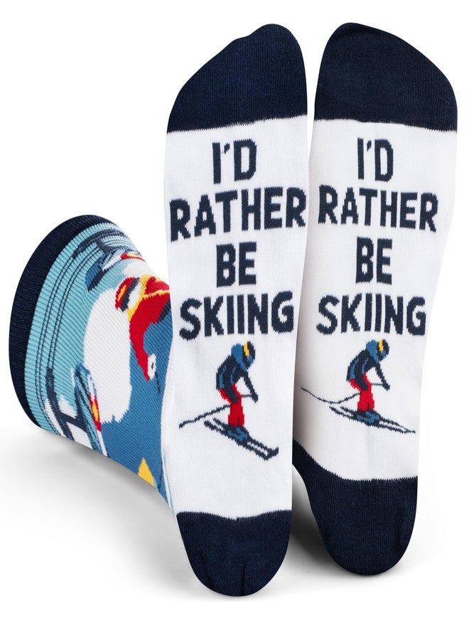 Lavley I'd Rather Be Skiing Socks - Image 1