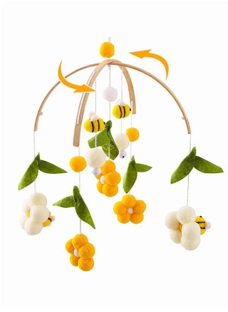 Baby Crib Bee Flower Nursery Decor Shower Toy Set For Infant Bedroom - pzsku/Z30FEB6B1AE3B88F0CAE4Z/45/_/1726896881/6ad87934-7b86-4964-a961-a2425378ac34