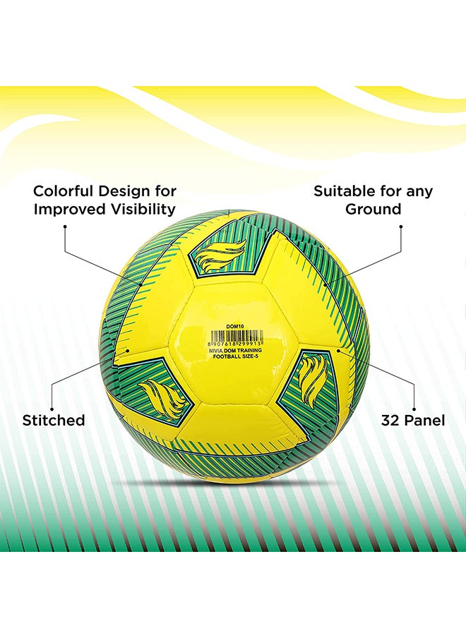 Nivia Training ‎PU Football (Size 5) | Machine Stitched | 32 Panel | TPU top Layer | Soccer Ball | Butyl Bladder Core  - Image 2