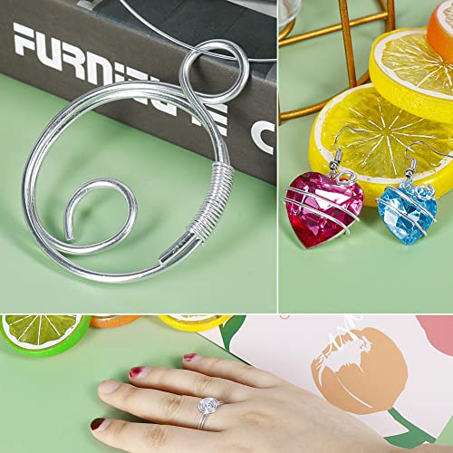 Tenn Well 18 Gauge Aluminum Craft Wire, 165 Feet 1mm Bendable Metal Wire for Jewelry Making, Sculpting, Floral Making, Wreath Making, Crafting, Wire Wrapping, Christmas Ornaments (Silver) - Image 5