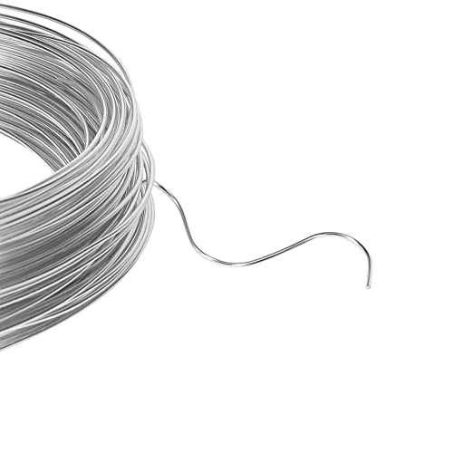 Tenn Well 18 Gauge Aluminum Craft Wire, 165 Feet 1mm Bendable Metal Wire for Jewelry Making, Sculpting, Floral Making, Wreath Making, Crafting, Wire Wrapping, Christmas Ornaments (Silver) - Image 4