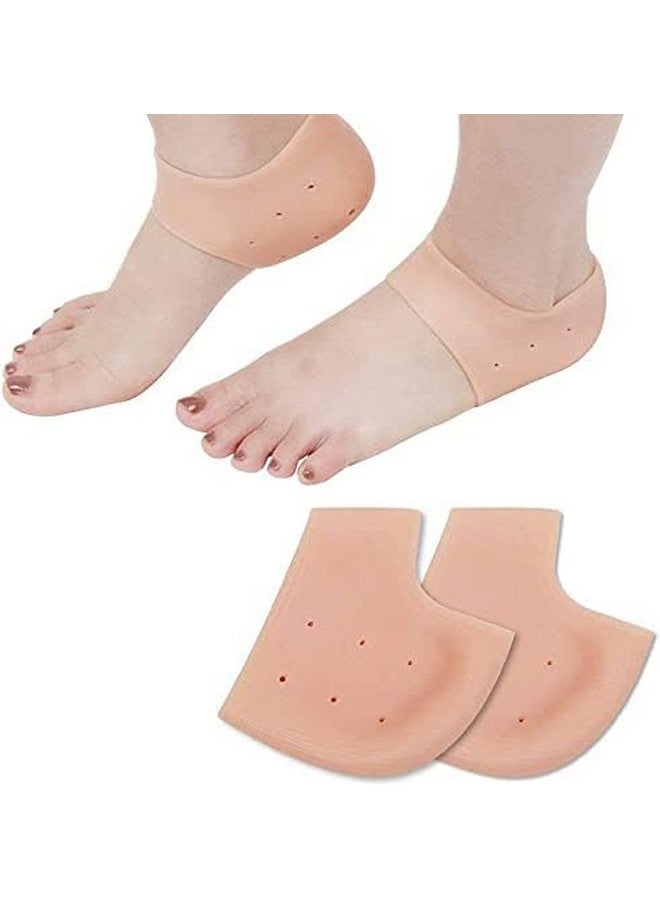 ATETO Anti Crack Silicon Gel Heel and Foot Protector Moisturizing Socks - Heel Socks Pain Relief Heel Cracks Foot Care Protector for Men & Women - Image 5