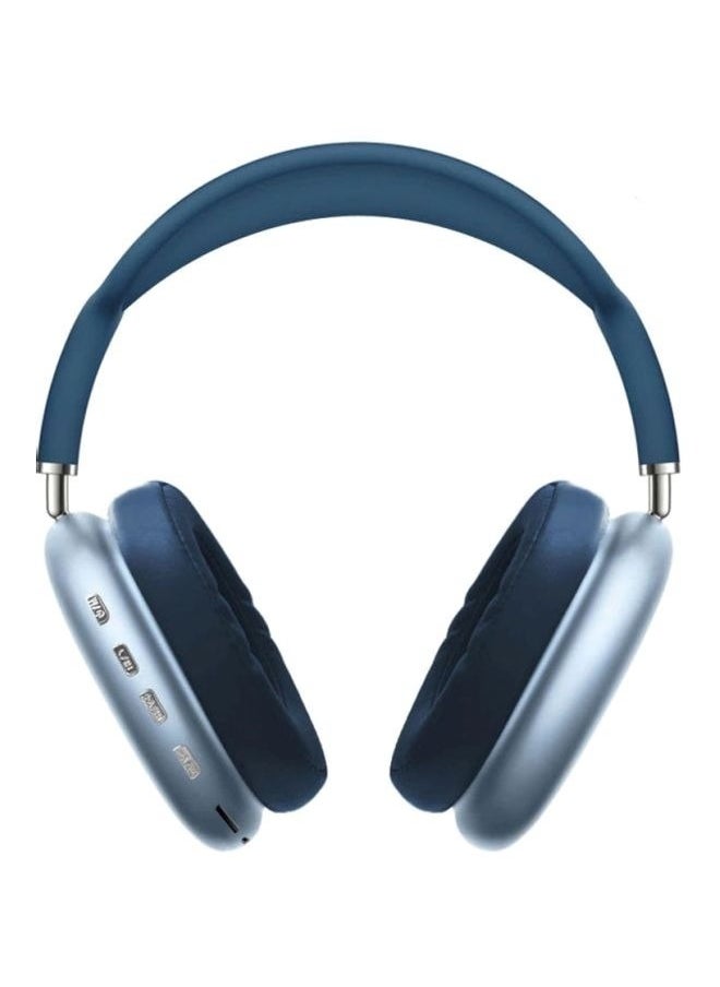 Generic - P9 Bluetooth Over-Ear Headphones Blue - Image 1