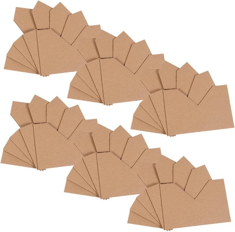 120 Pcs Brown Kraft Picture Frame Corner Protectors For Shipping Artwork And Moving - Image 1