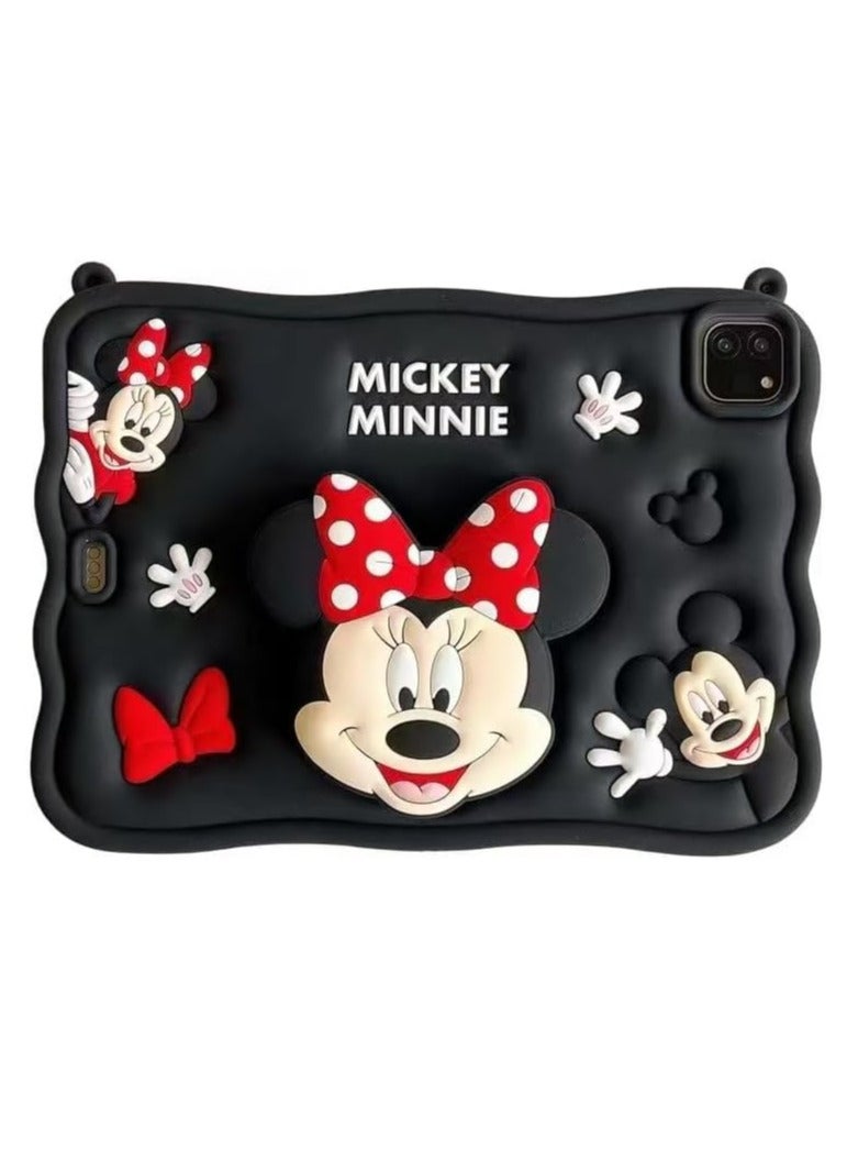 Cartoon 3D Silicon Handle Stand Cover For iPad Pro 11 inch 4th Generation 2022, iPad 11 Pro Case 2024\2022/2021/2020/2018 (3rd 2nd 4th Gen) - Image 1