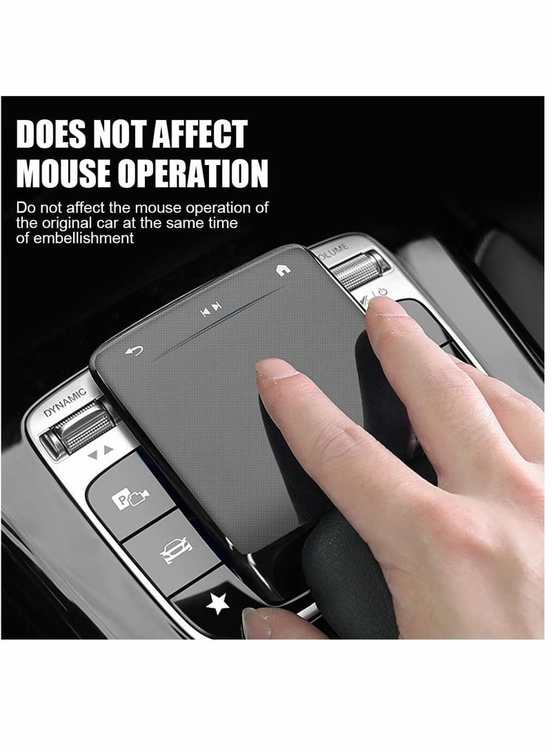 SYOSI Center Consoles Multimedia Protective Cover Applicable for Mercedes Benz Mouse Car Touch Screen Controller Cover Mouse Protector Cover for Mercedes Benz A B CLA GLE GLS GLB GLA 2020 2022 (Black) - Image 3