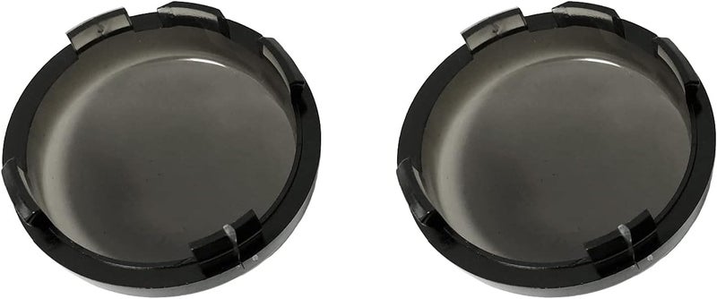 MOTLTECH Turn Signal Lights Lens Cover Compatible with Harley Dyna Fatboy Softail Road Glide, Black 2pcs - Image 3