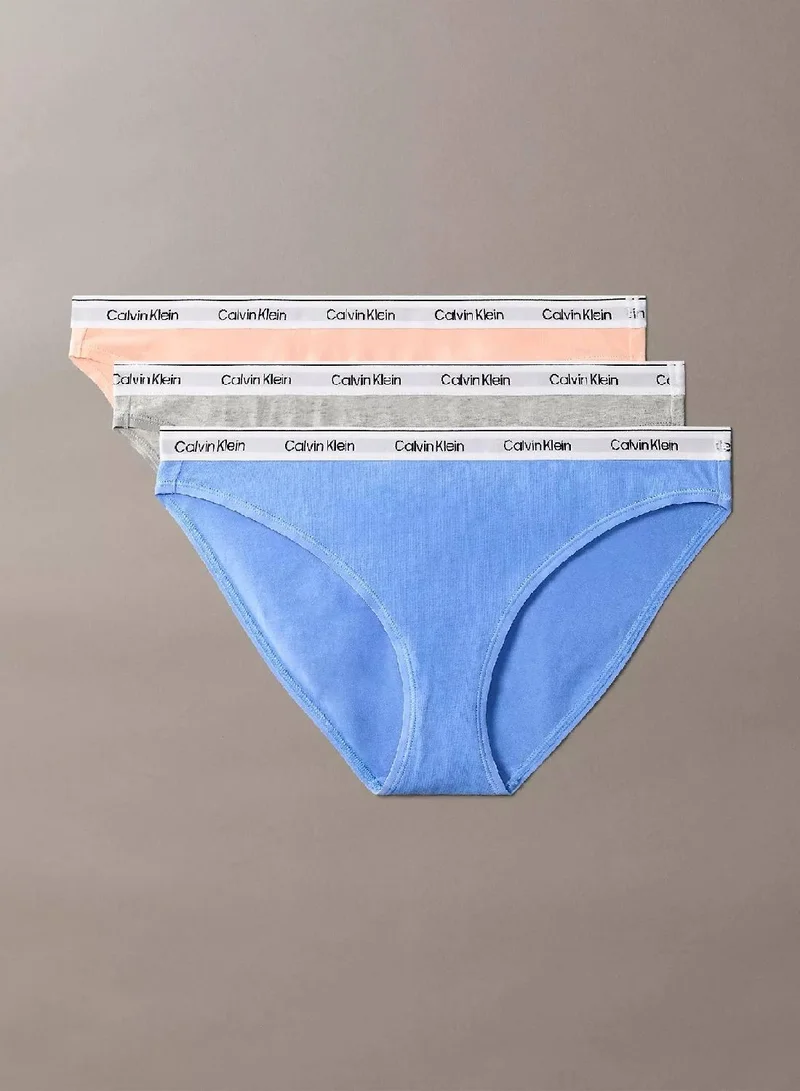CALVIN KLEIN 3 Pack Low Rise Bikini Briefs