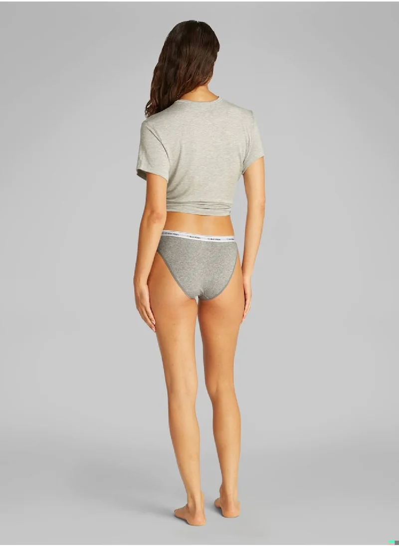 CALVIN KLEIN Women's 3 Pack Low Rise Bikini Briefs - Cotton, Multicolour