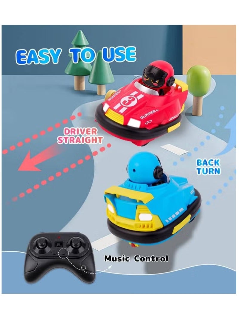 سيارات تصادم بالتحكم عن بعد – عربة جو كارت مزدوجة 2.4 جيجاهرتز - Image 3