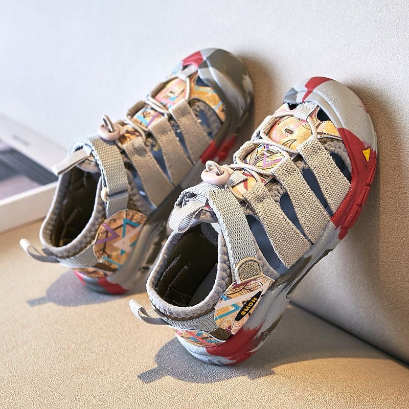Boys' Baotou Ugly Cute Sandals Summer Sports Beach Shoes Soft Bottom Children'S Shoes Girls' Tracing Shoes - Image 4
