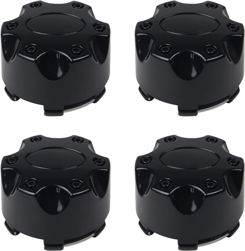 CPOWACE 4 قطع من أغطية مركز عجلات سوداء، متوافقة مع طرازات Polaris Sportsman Ranger RZR ACE 1521509-521 - Image 1