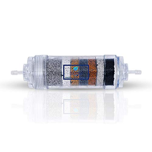 Shapure 9.5-Inch Alkaline Filter with Elbow, pH Liquid for RO Water Purifiers | Antioxidant Antibacterial, pH Enhancer, Food Grade ABS Plastic Alkaline Filter for Post Treatment of Water Purifiers Set - Image 1