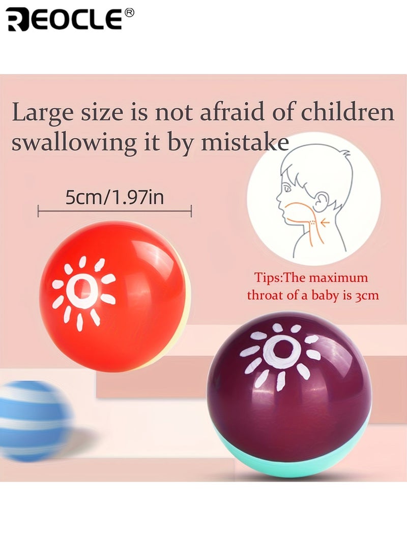 REOCLE Colorful Spiral Rolling Ball Tower Early Learning Fun Track and Stack Toy Set Spinning Balls Great Educational Color Recognition Gifts for Holidays and Birthdays - Image 5