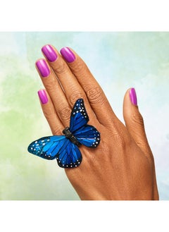Nailtopia Plantbased Chip Free Nail Lacquer Non Toxic Biosourced Longlasting Strengthening Polish Curve Ball (Bright Purple) 0.41Oz  - Image 5