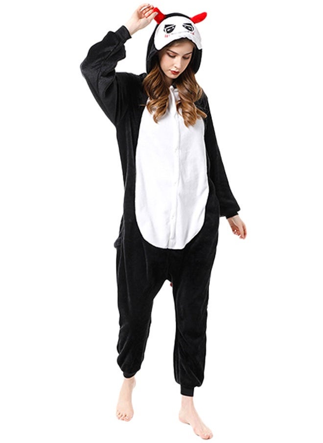 NIBEMINENT - Soft Hooded Onesie Black - Image 1