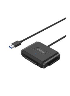 UNITEK SmartLink Trinity USB 3.0 Super Speed 5Gbps to SATA II & IDE Converter, 3-Ports HDD/ SSD Adapter for dual head 3.5" & 2.5" IDE and one for SATA II HDD/ SSD in 2.5" or 3.5", Allowed to operate three hard disk drives simultaneously,  Support IDE 2.5"/3.5" HDD, DVD-ROM, CD-ROM, CD-RW, DVD-RW, DVD + RW Optical Drive  - Image 1