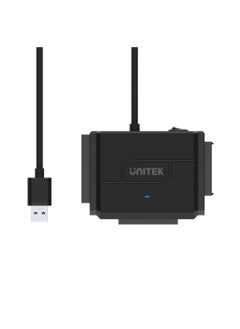 UNITEK SmartLink Trinity USB 3.0 Super Speed 5Gbps to SATA II & IDE Converter, 3-Ports HDD/ SSD Adapter for dual head 3.5" & 2.5" IDE and one for SATA II HDD/ SSD in 2.5" or 3.5", Allowed to operate three hard disk drives simultaneously,  Support IDE 2.5"/3.5" HDD, DVD-ROM, CD-ROM, CD-RW, DVD-RW, DVD + RW Optical Drive  - Image 3