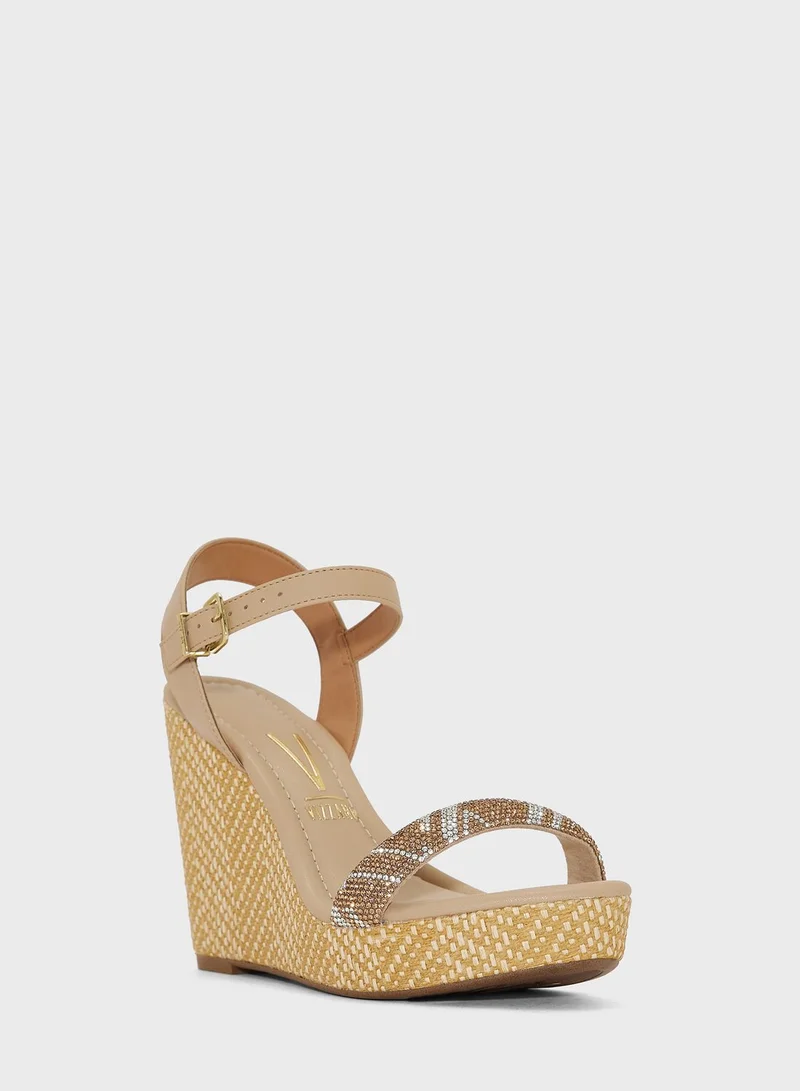 فيزانو صندل نوفا بكعب عالٍ وشريط للكاحل