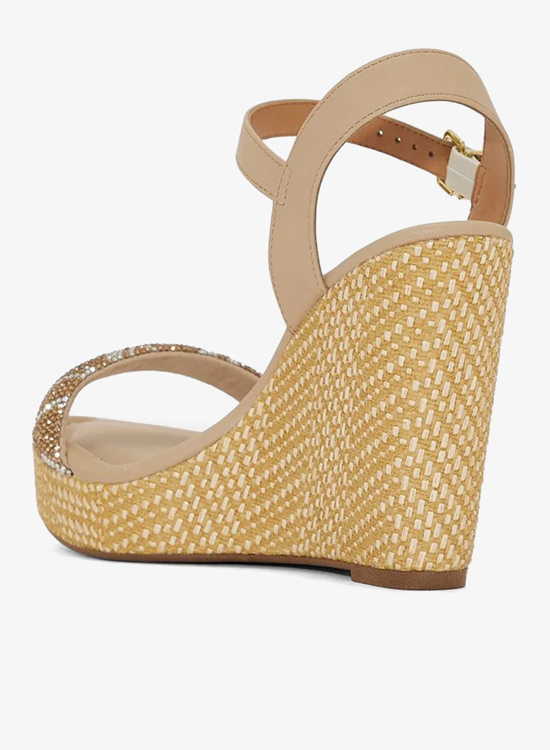 VIZZANO  Nova Ankle Strap High Heel Wedge Sandals for Women | Best Price UAE