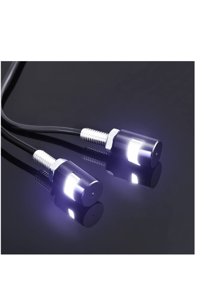 10 Pieces License Plate Light 12V Waterproof Tag Lights Motorcycle Screw Bolt Led Bulb Bright Aluminum Lamp White for Car Truck Bike - Image 5