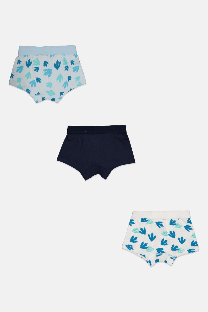 Jurassic Park Toddlers Boy 3 Pcs Graphic Print Boxer Briefs, Multicolor - Image 3