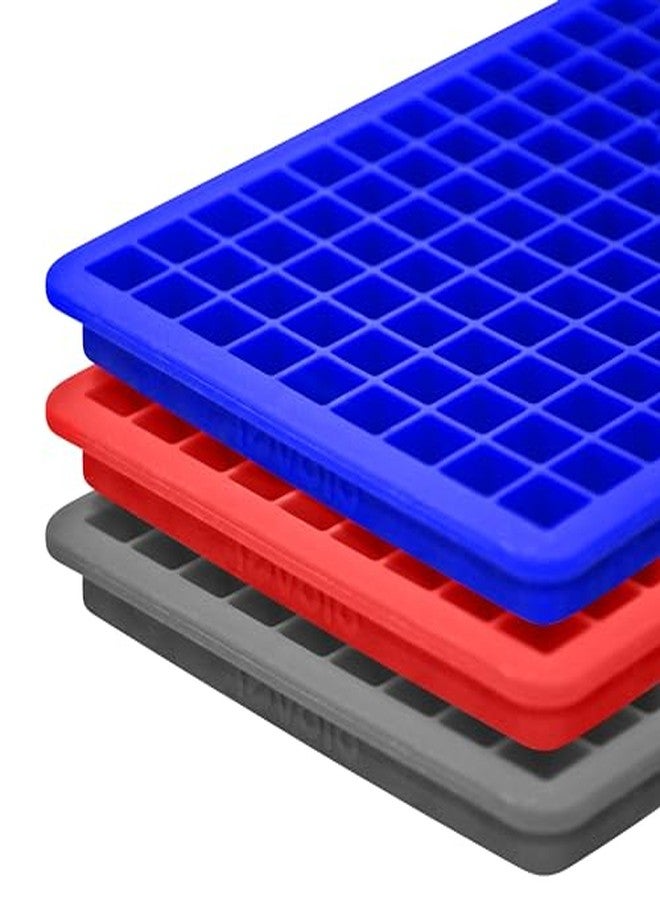 Tovolo Silicone Mini Ice Cube Tray with Lid, Assorted - Set of 3 - Image 5