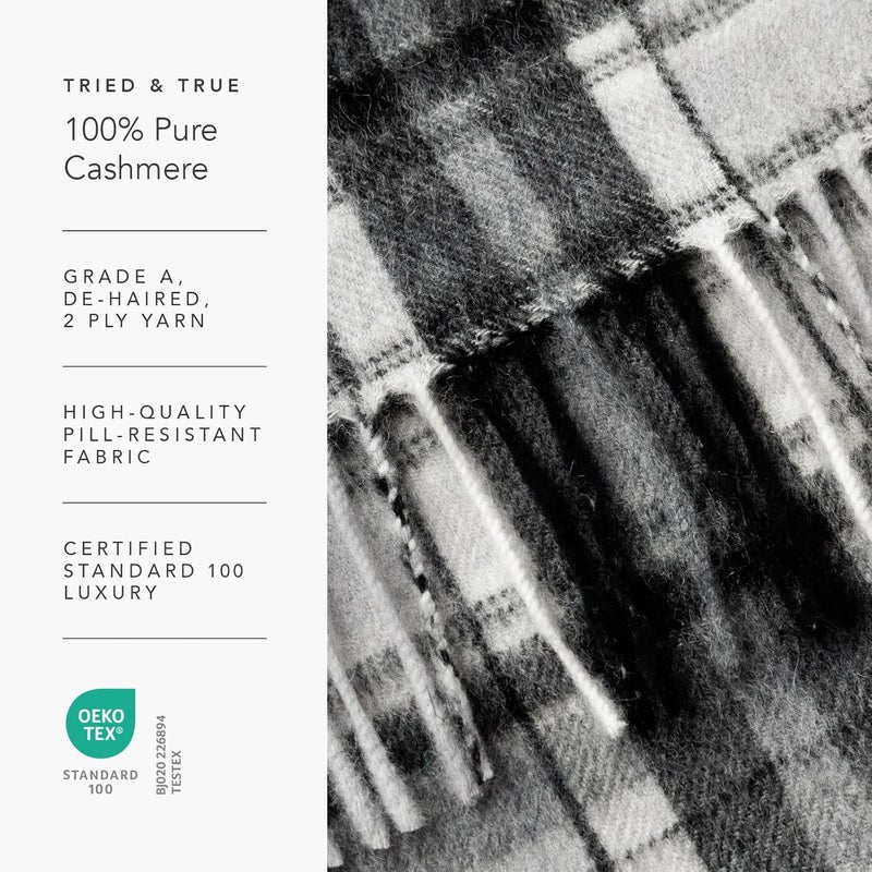 Fishers Finery Women's 100% Pure Cashmere Winter Scarf - Image 5