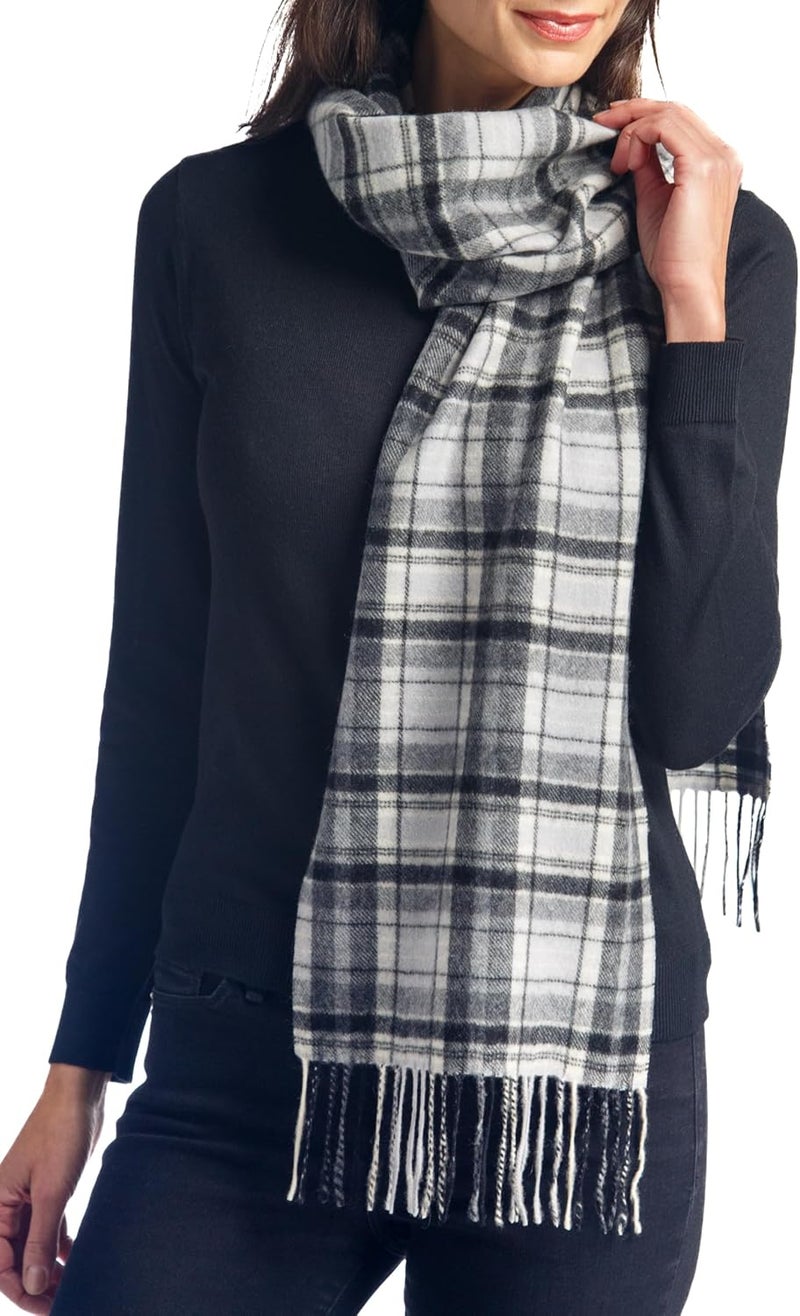 Fishers Finery Women's 100% Pure Cashmere Winter Scarf - Image 1