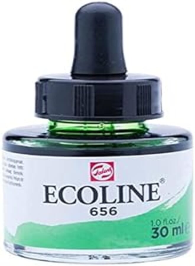 Ecoline Forest Green Liquid Watercolor Color-656-30 ml