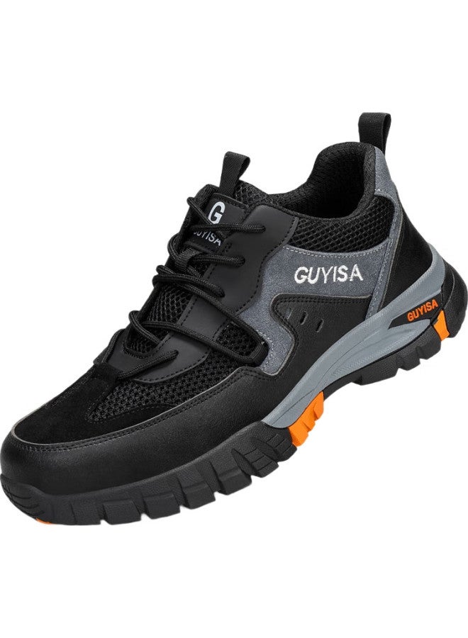 WELDON Shield Men'S Safety Shoes With Steel Toe Cap, Puncture-Resistant, Lightweight, Soft Sole, Work Safety Shoes For Construction Site, Model 1109T, Size 45 - Image 2