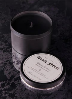 Archipelago Botanicals Archipelago Botanicals Black Forest Travel Tin Candle, Dark Ebony Wood, Douglas Fir and Black Currant Scent, Lead-Free Candle Wick, Burns Approx. 30 Hours (5.7 oz)  - Image 2