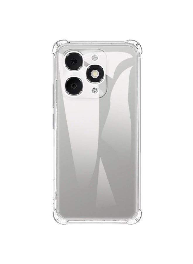 SanHu for ITEL A90 4G 2-In-1 Thin Soft Case Cover, Anti Drop Protection, Anti Fingerprint, Durable, Easy To Clean And Install, Frosted Protective Case+Transparent Four Corner Anti Drop Protective Case - Image 2