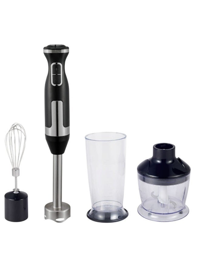 Frego Hand Blender HB2410T | 1000W Stainless Steel Blade Immersion Blender with Chopper Bowl, Whisk & Beaker | Adjustable Speed | German Technology - Image 1