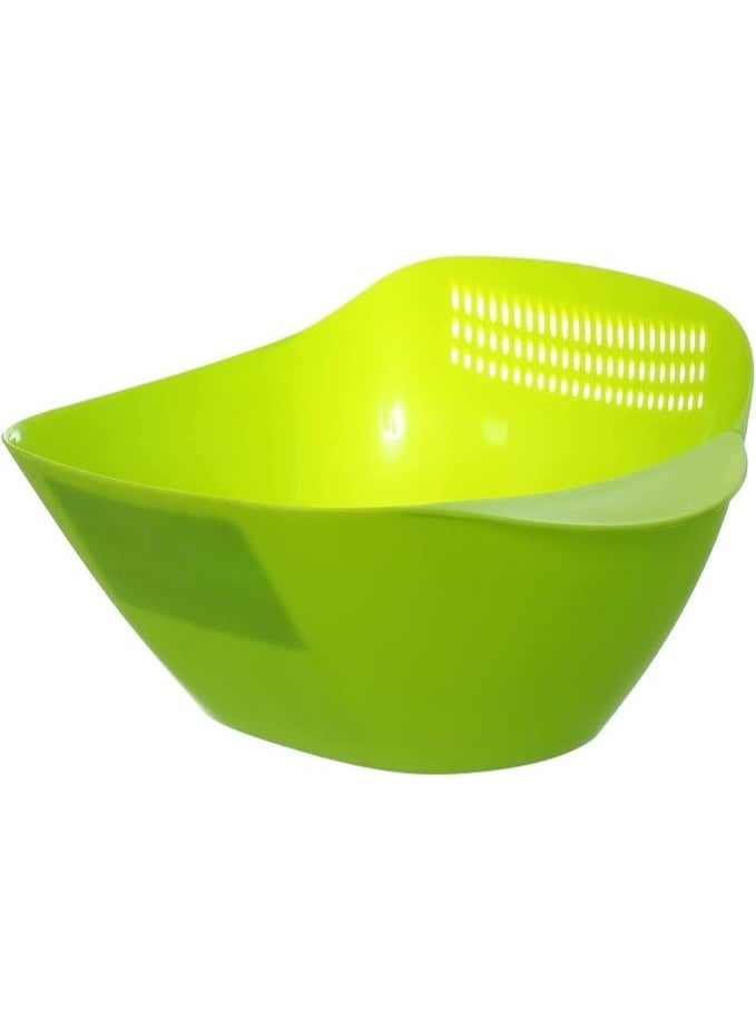 ماكس بلاست مصفاة أرز ماكس بلاست، قطعتين، مصنوعة من بلاستيك عالي الجودة، متعددة الألوان - Image 5