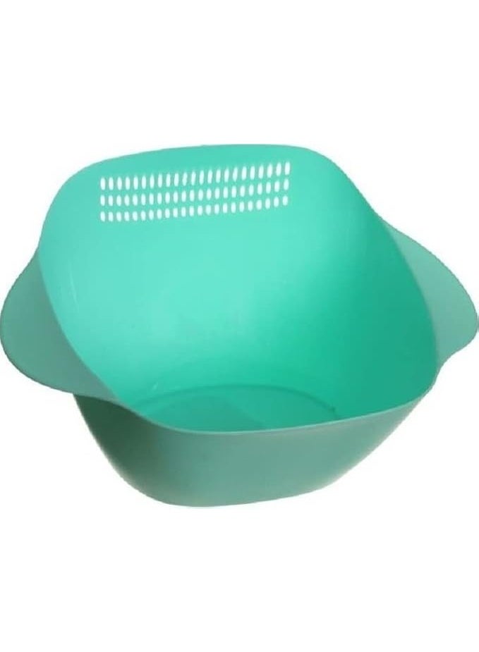 ماكس بلاست مصفاة أرز ماكس بلاست، قطعتين، مصنوعة من بلاستيك عالي الجودة، متعددة الألوان - Image 3