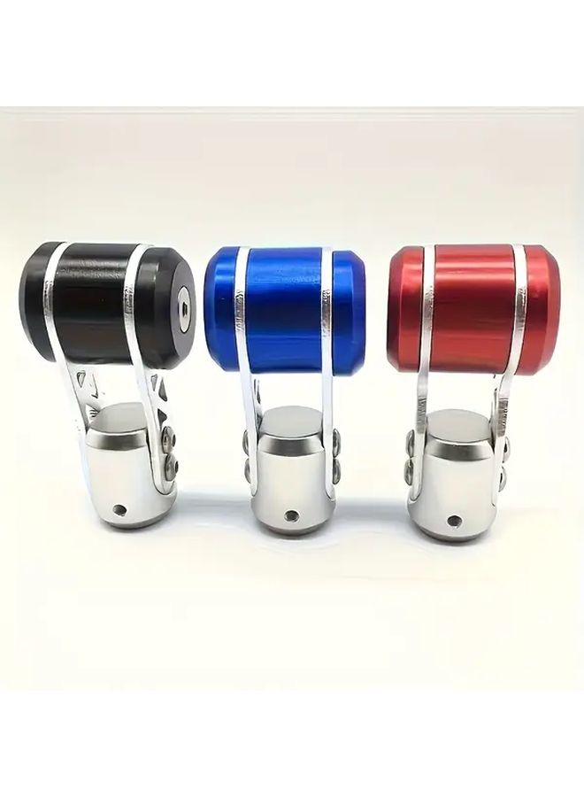 Aluminum Manual Shift Knob Designed Like Aircraft Joystick Black Red Accents Compatible with Most Vehicles Enhanced Grip Easy Installation Three Color Options - Image 4